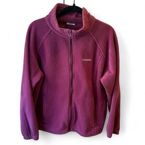 Columbia Fleece Jacket in Deep Pink